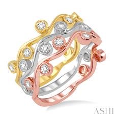 ELLA STEIN Connect The Circles Stackable Band Ring